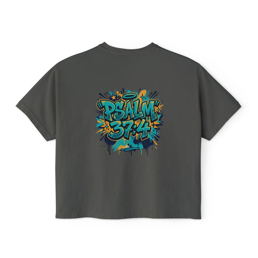 Psalm 37.4 Women's Boxy Tee