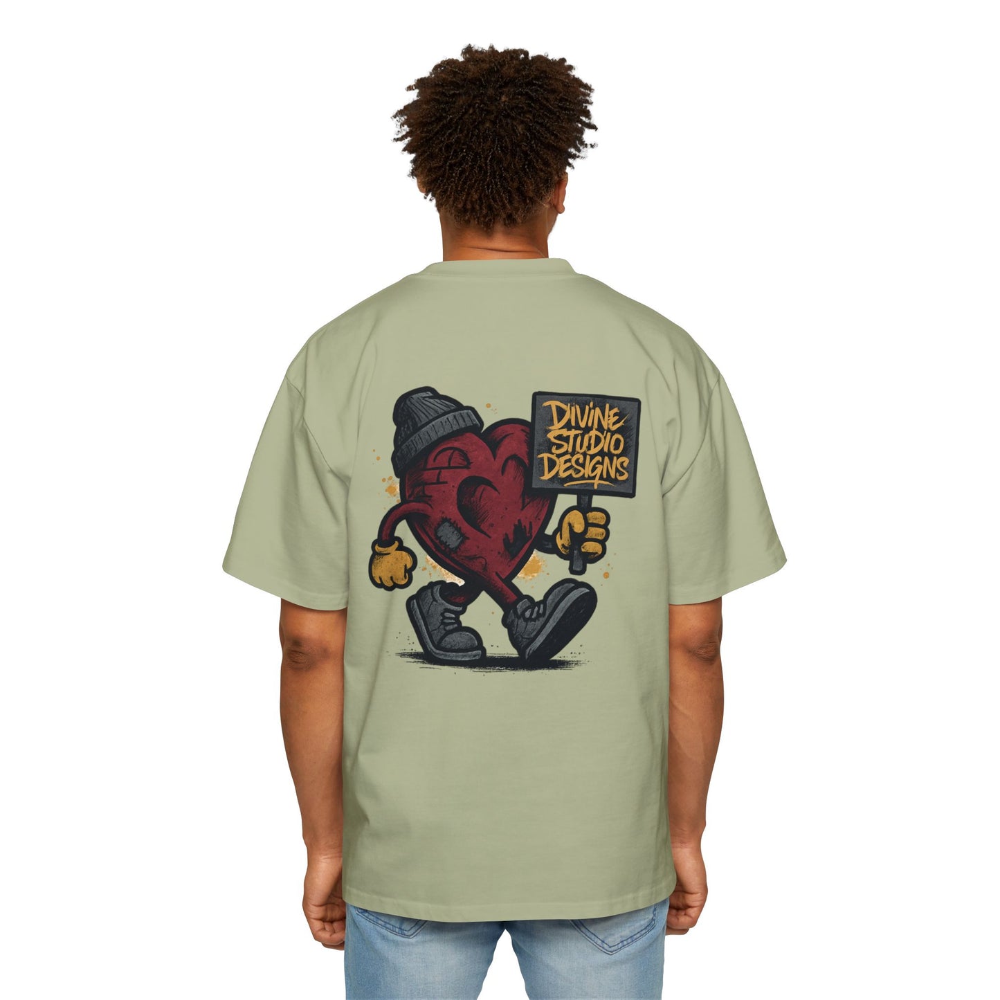 "Divine Movement" Heavy Blend Oversized Tee