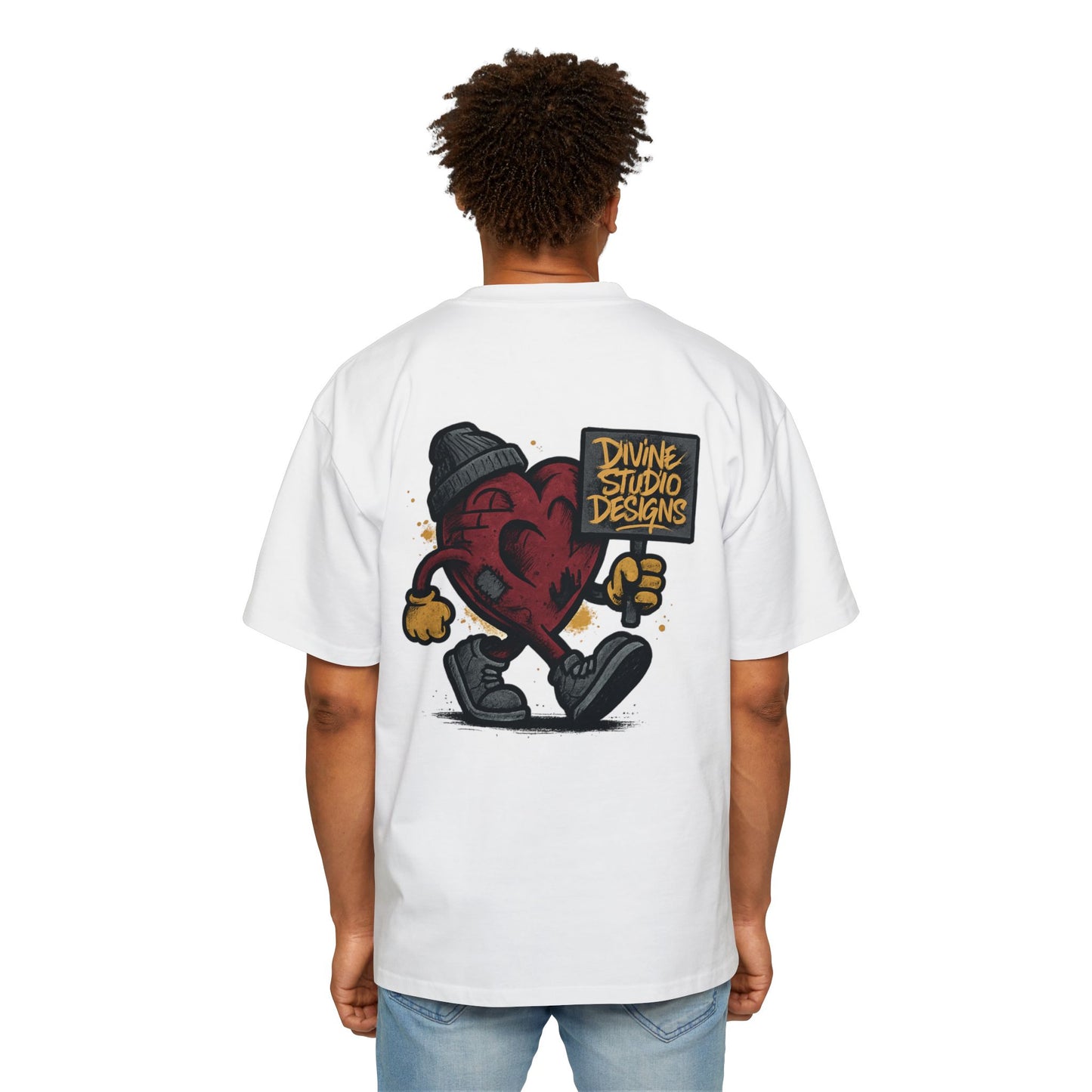 "Divine Movement" Heavy Blend Oversized Tee