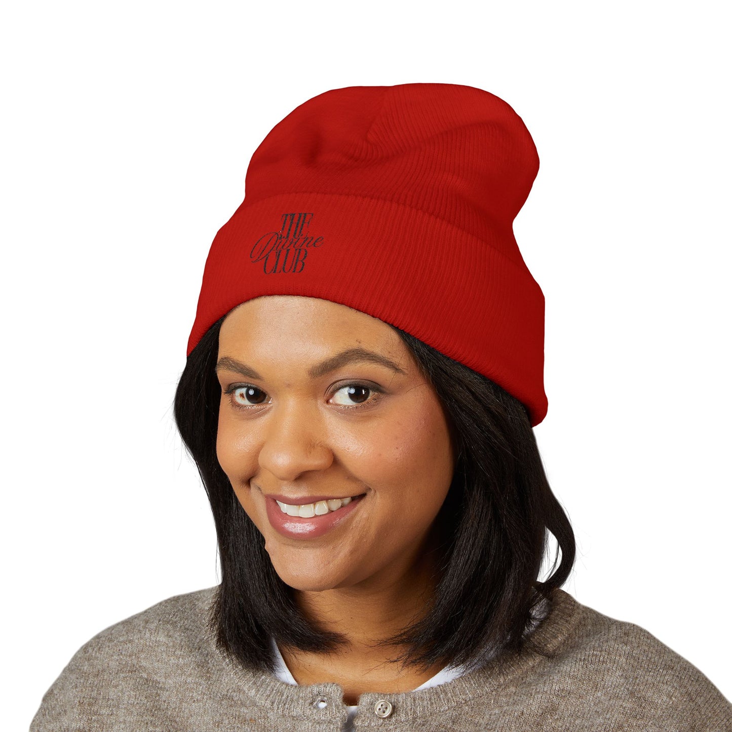 Divine Club Classic Cuffed Beanie (Embroidery)
