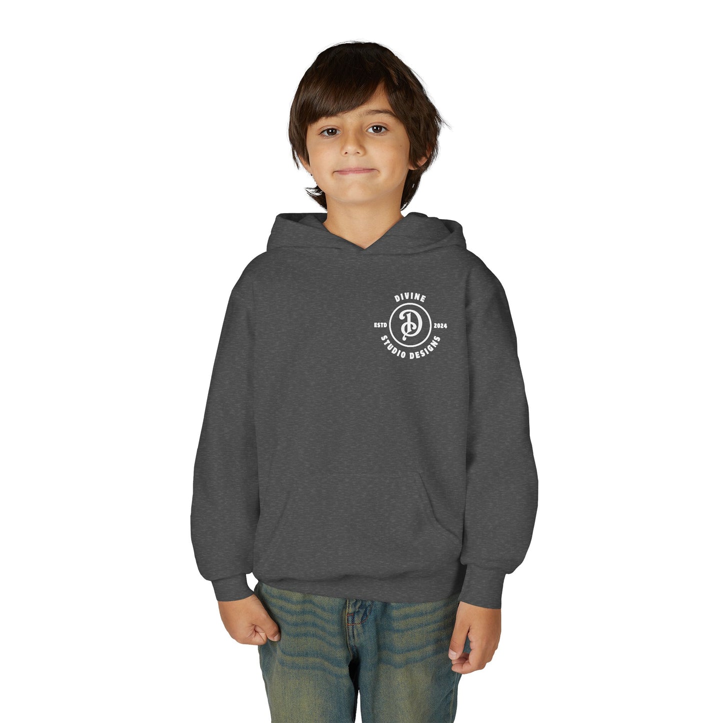 Divine Energy Youth Heavy Blend Hooded Sweatshirt