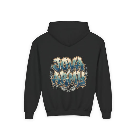 Jova Army Youth Heavy Blend Hooded Sweatshirt
