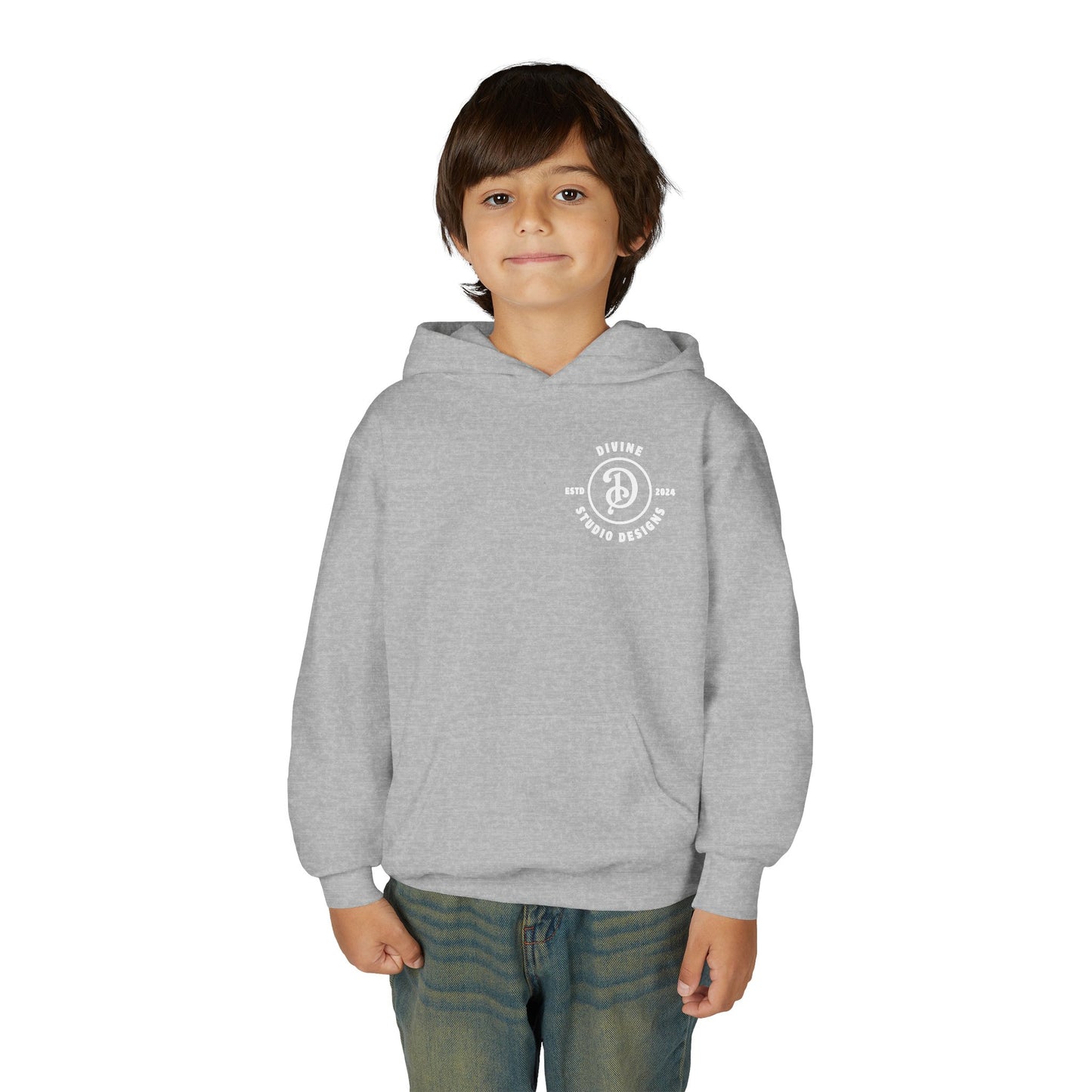 Divine Energy Youth Heavy Blend Hooded Sweatshirt