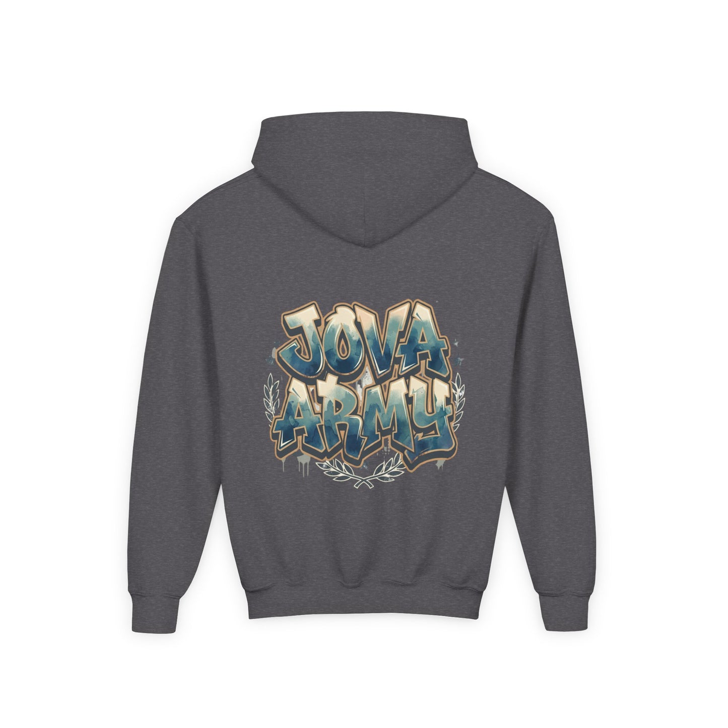Jova Army Youth Heavy Blend Hooded Sweatshirt