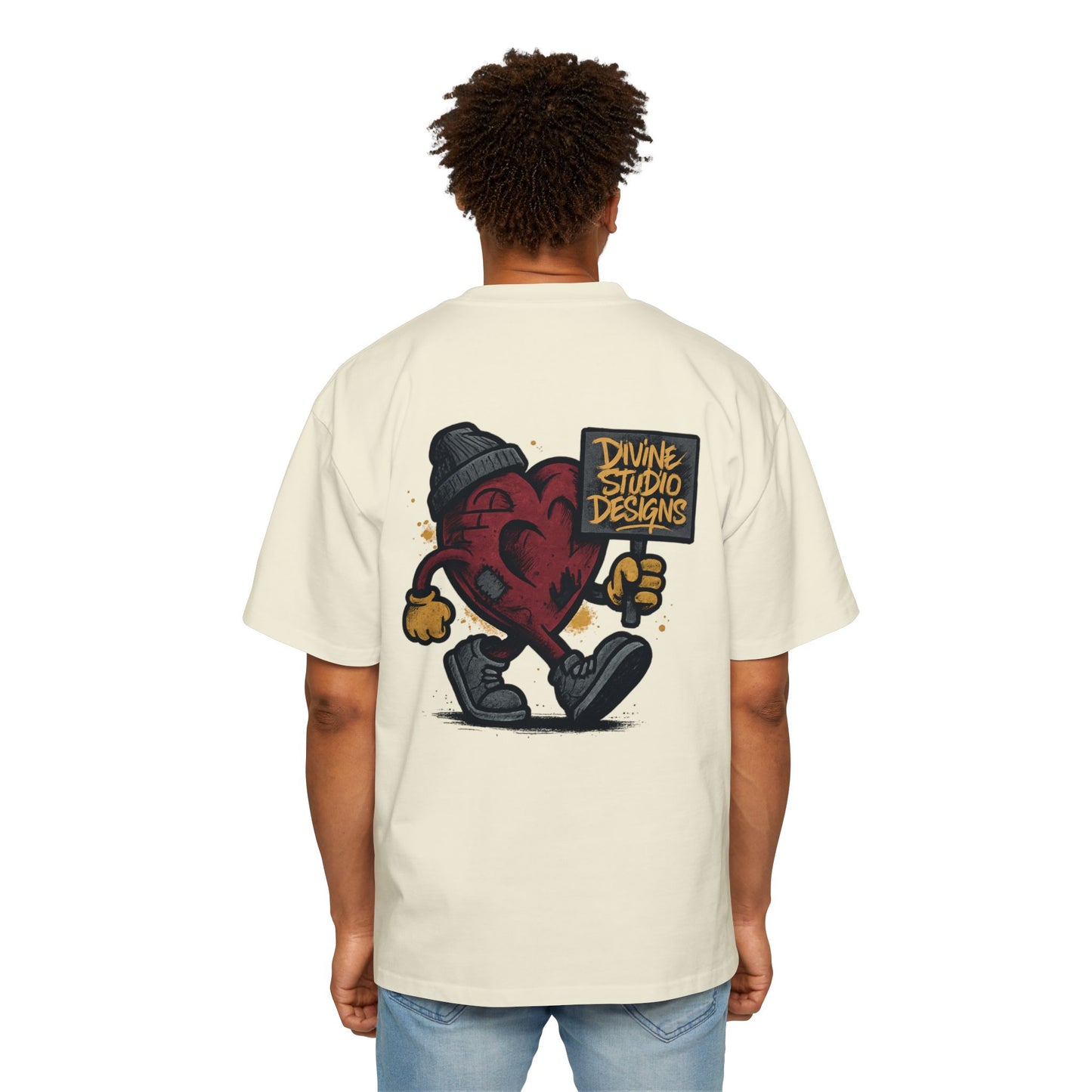 "Divine Movement" Heavy Blend Oversized Tee