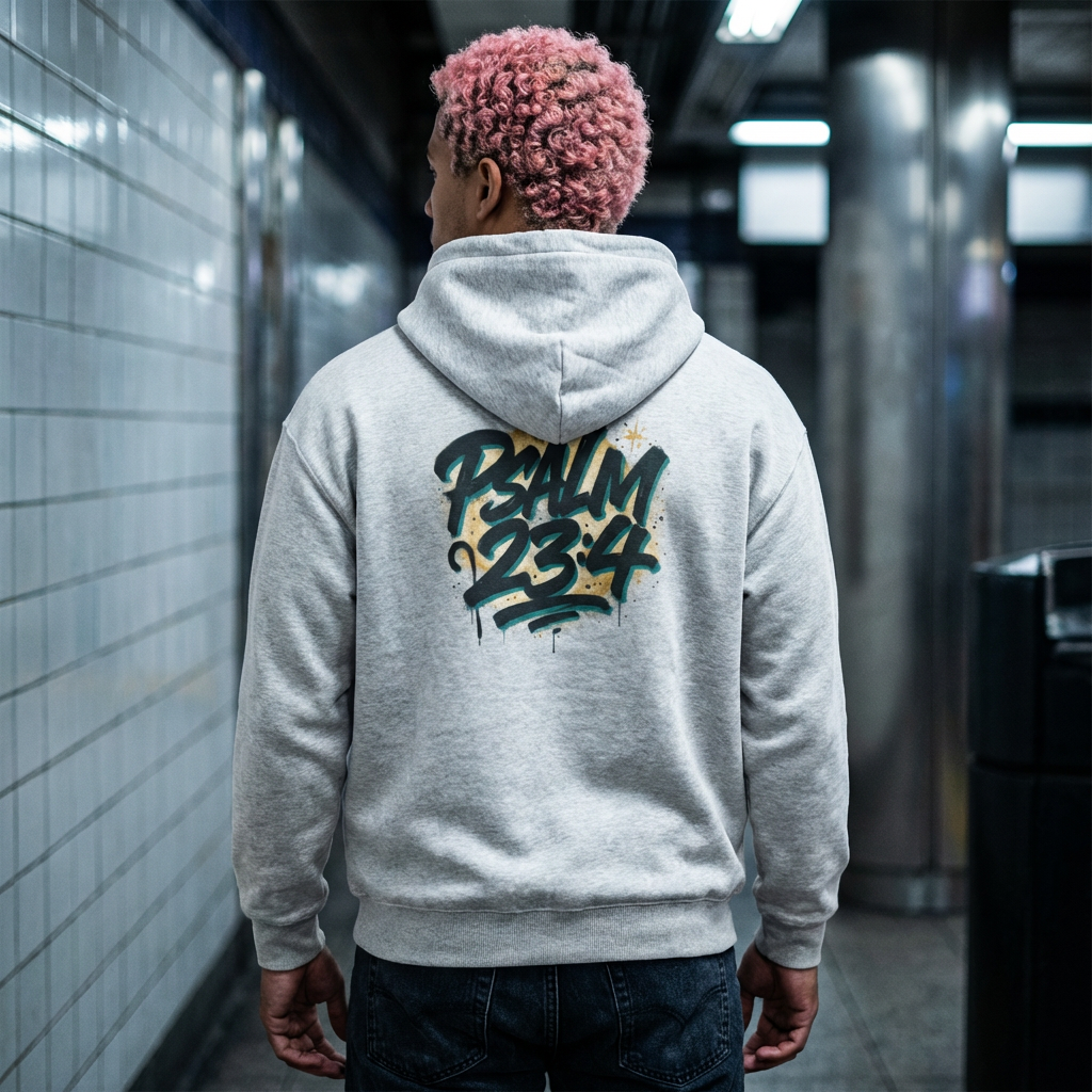 Psalm 23:4 Heavy Blend™ Hoodie