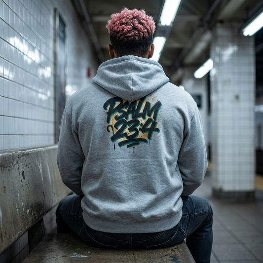 Psalm 23:4 Heavy Blend™ Hoodie
