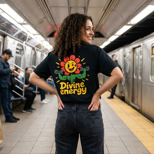 Divine Energy Only Heavy Oversized Tee