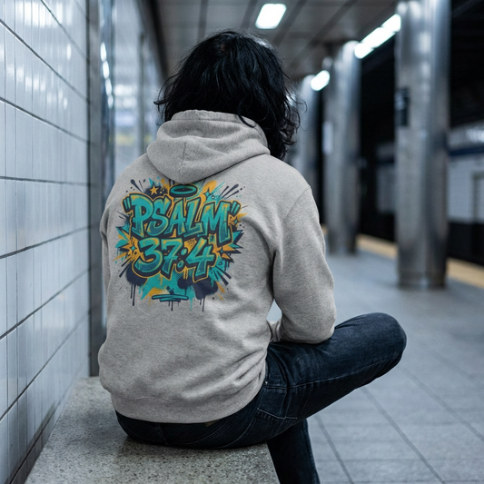 Psalm 37.4 Unisex Midweight Softstyle Fleece Hoodie