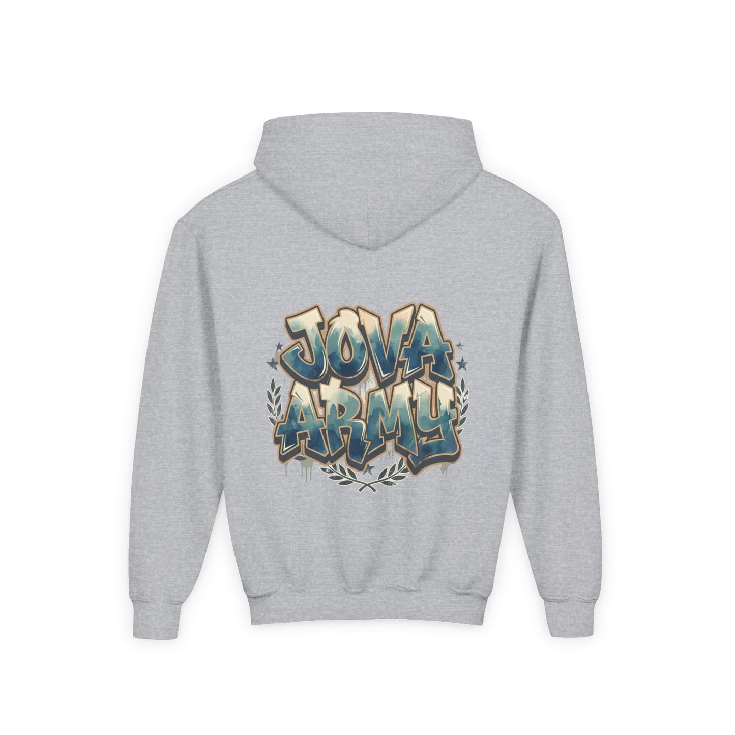 Jova Army Youth Heavy Blend Hooded Sweatshirt