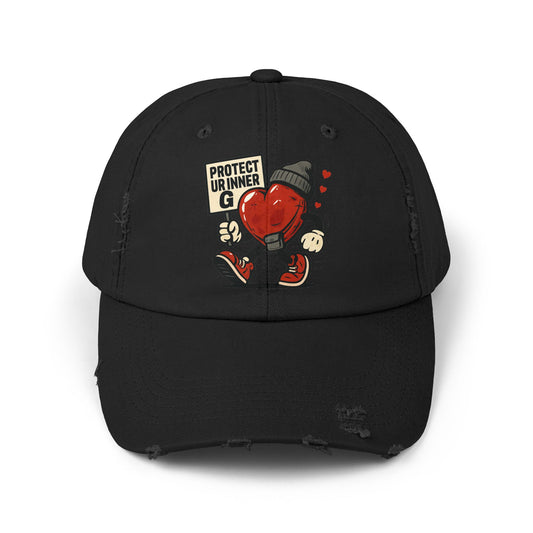 Protect Ur Inner G  Unisex Distressed Cap