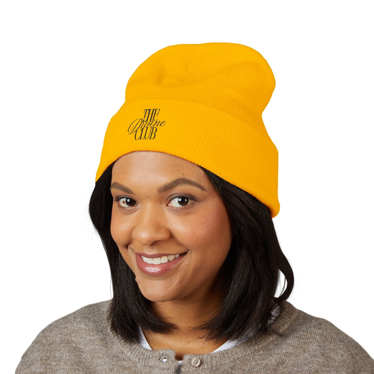 Divine Club Classic Cuffed Beanie (Embroidery)
