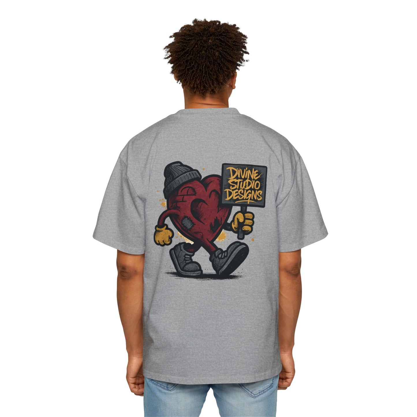 "Divine Movement" Heavy Blend Oversized Tee