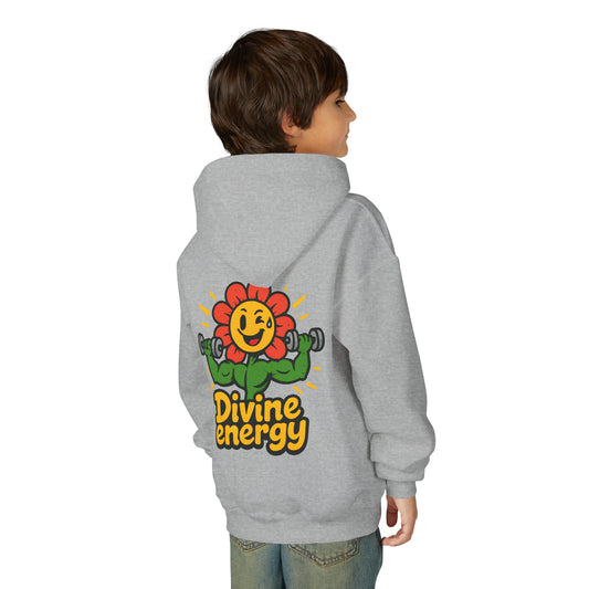 Divine Energy Youth Heavy Blend Hooded Sweatshirt