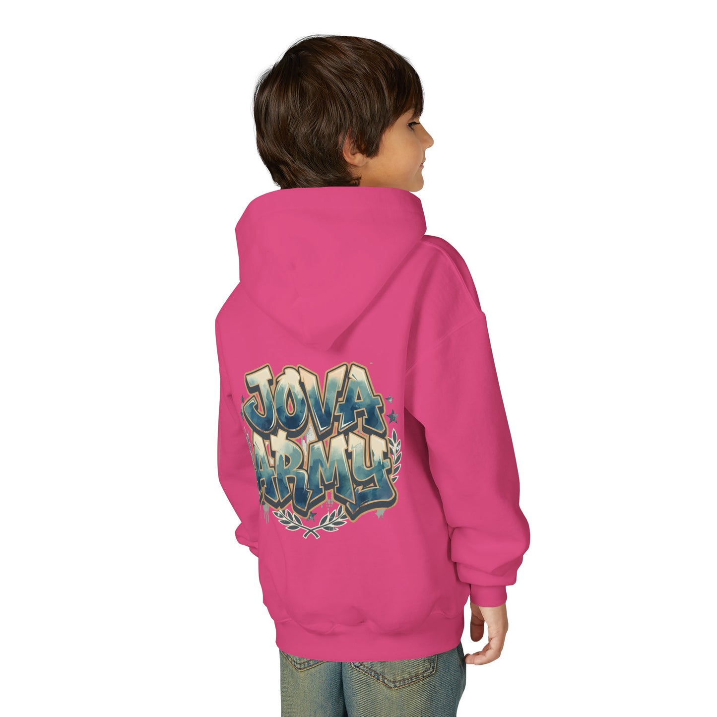 Jova Army Youth Heavy Blend Hooded Sweatshirt
